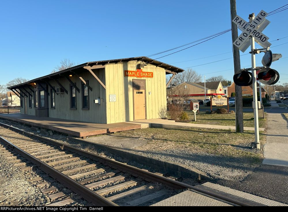 UntitleLate day view of the former PRR station 